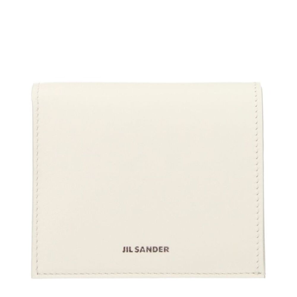 Jil Sander White Leather Women's Wallet